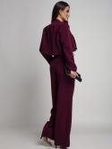 ELEGANCKI KOMPLET ZE ZDOBIENIEM BORDOWY