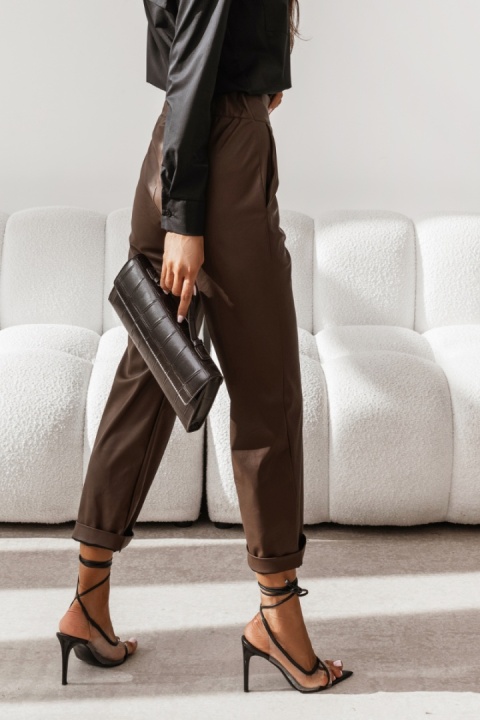 SPODNIE NOAH - BRĄZOWE